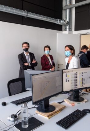 Visite Johanna Rolland - Inauguration Halle 6 Est - île de Nantes