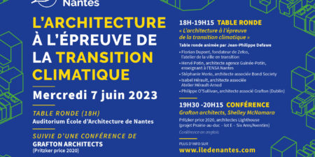 Conférence débat - L'architecture à l'preuve de la transition climatique - ENSA Nantes, Samoa, Nantes Métropole