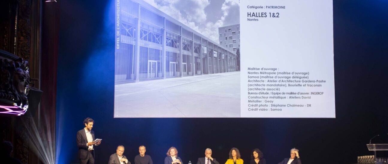 Steel in 2023 - Prix Eiffel de l'architecture pour les Halles 1&2, catégorie Patrimoine