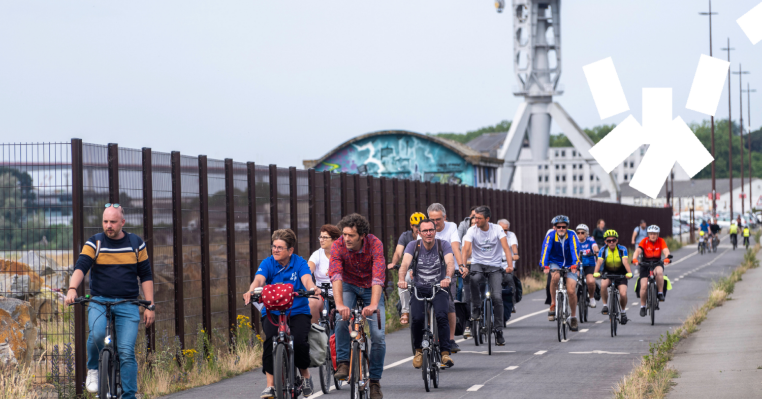 Balade à vélo à travers l'architecture de l'ile de Nantes