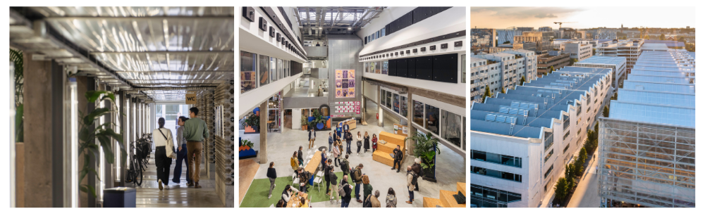 Bureaux disponibles à la Halles 6 Est : QG de la French Tech et du numérique. Géré par la Cantine. 