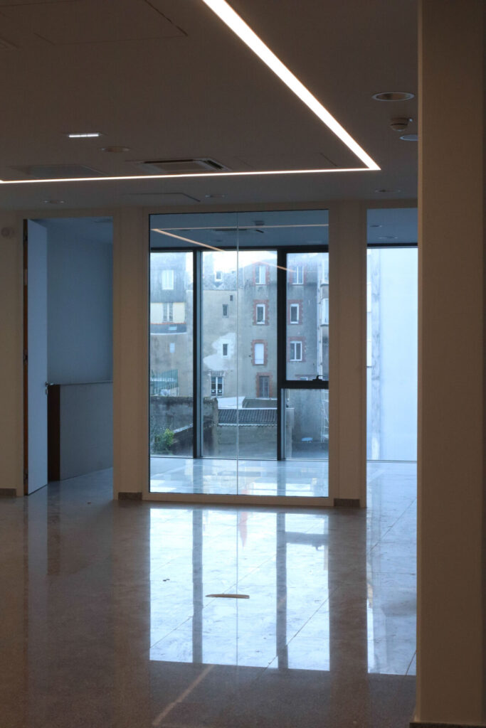 La Fayette. Bureaux et coworking dédiés aux métiers de la mode responsable. Centre-ville. Nantes (Loire-Atlantique) 01/2026 © Samoa